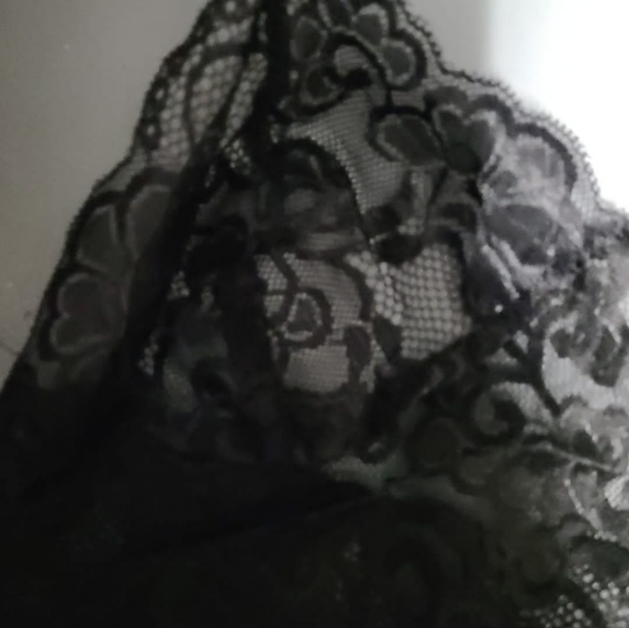 Hot Sell Women Underwear Wine Red Satin Sexy Linge - Picture 3 of 6